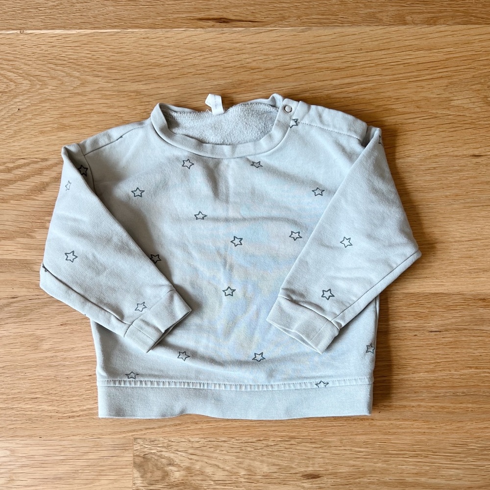 Quincy Mae Star Print Sweatshirt